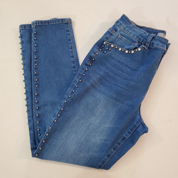 Oak & Vine Denim Jeans Junior Size 12 Blue Medium Wash NWT - Picture 6 of 15